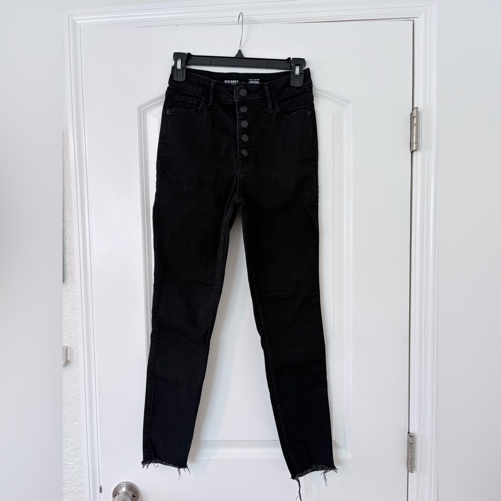 Old Navy Women's High Rise Black Jeans
